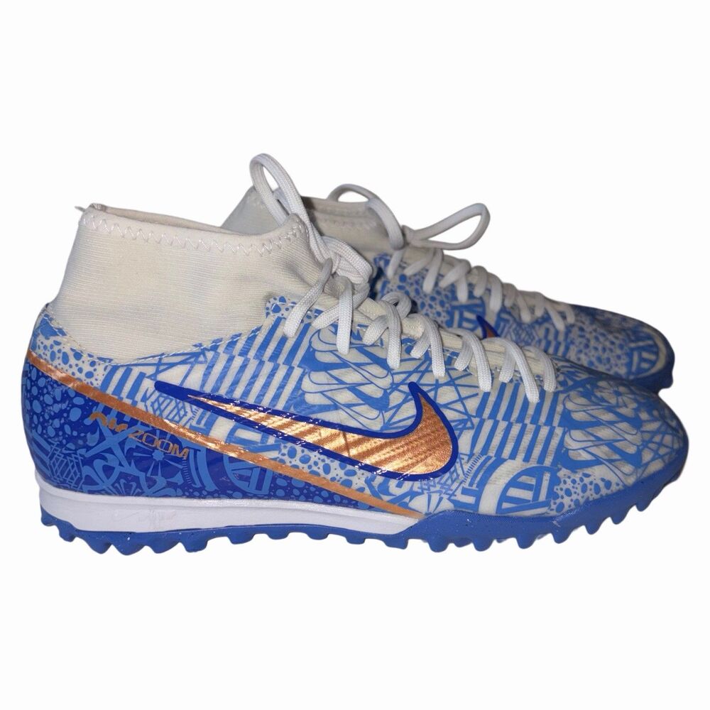 Nike Zoom Mercurial Superfly 9 Academy CR7 TF 'Azulejo' DQ5320-182 Sz Size 6.5